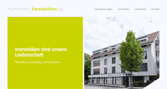 Desktop Screenshot of muehlemann-immobilien.ch